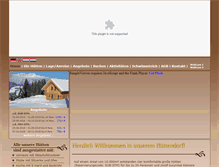 Tablet Screenshot of huettendorf-dachsteinblick.de