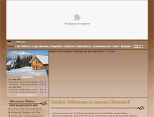 Tablet Screenshot of huettendorf-dachsteinblick.com